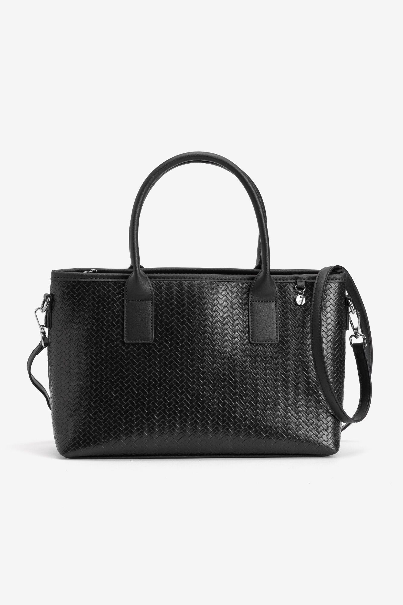 Vilanova Mala tote bag com textura entran&ccedil;ada