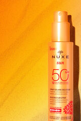 Cortefiel Nuxe Sun Spray Solar Delicioso Protección para Rostro y Cuerpo SPF 50 Orange