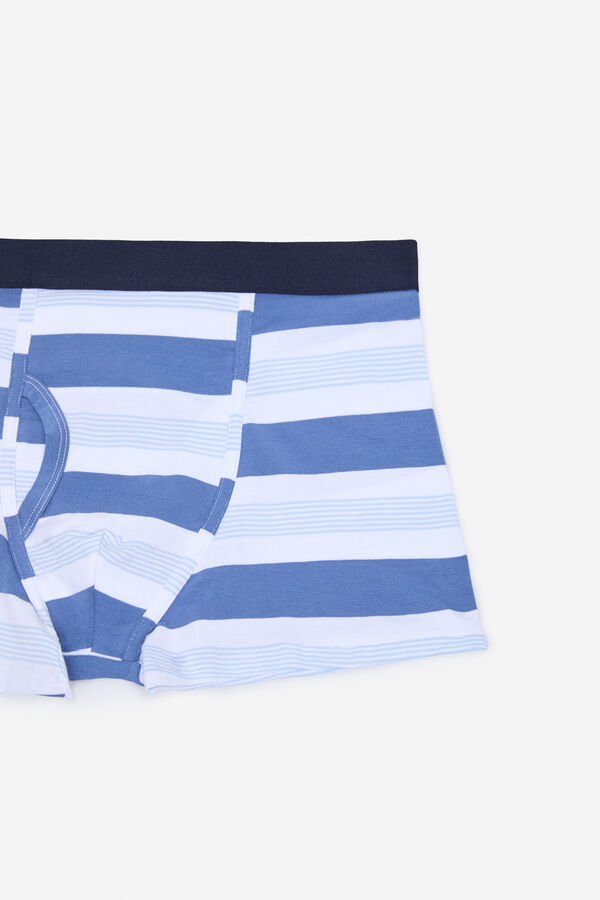 Cortefiel Jersey-knit boxers Blue