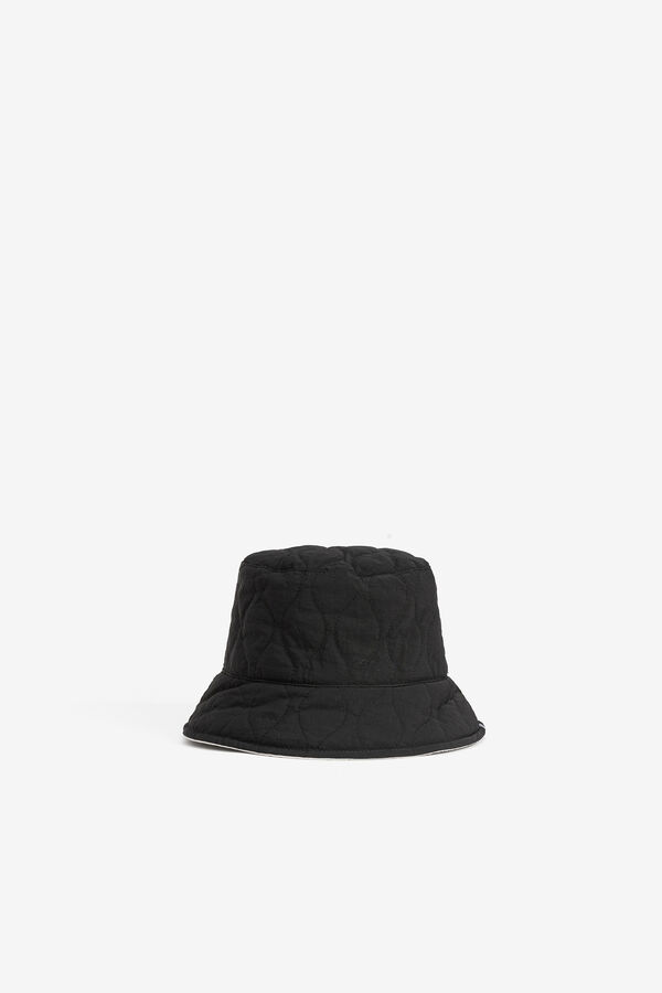 Vilanova Sombrero de Nailon Reversible Negro