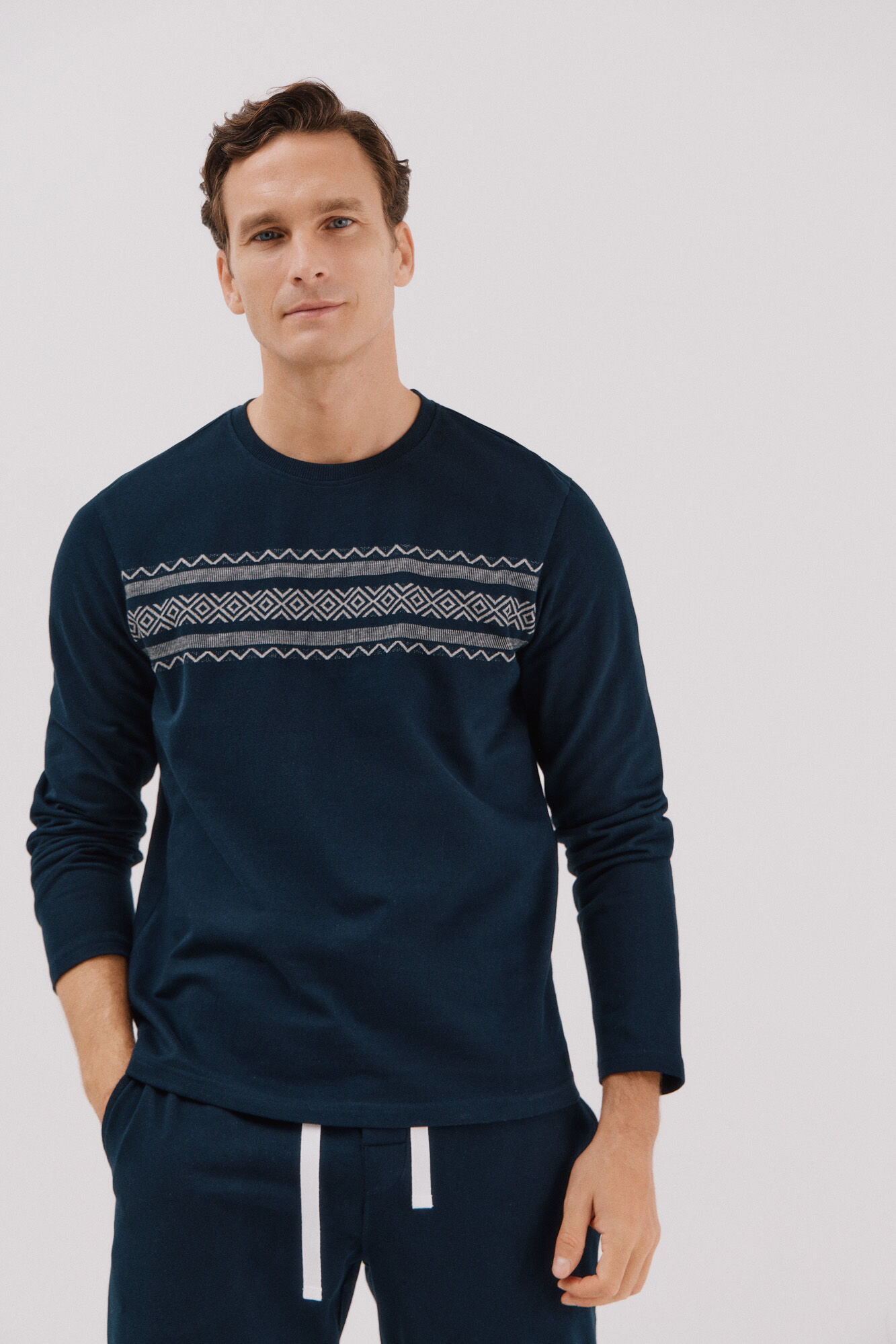 Cortefiel Set de pijama punto polar