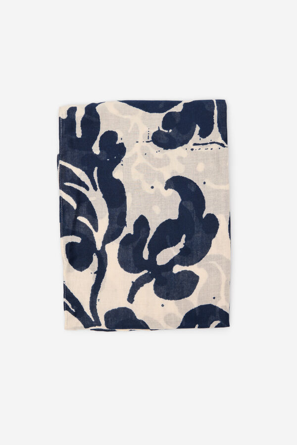 Cortefiel Fular estampado Estampado blanco