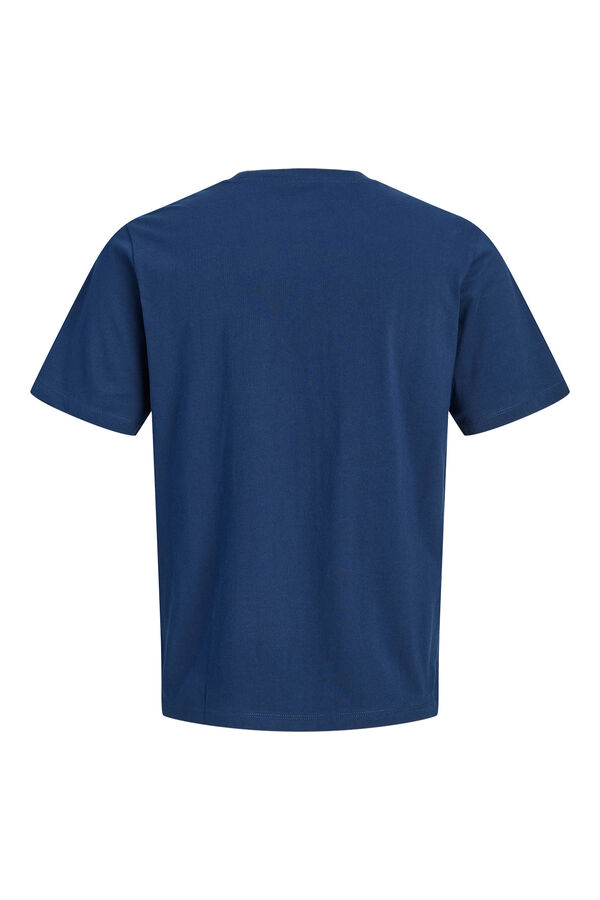 Jack & Jones Camiseta estampada algod&oacute;n Azul marino
