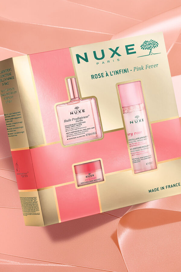 Nuxe Tratamiento facial rosa Coffret La vie en rose Nuxe Beige
