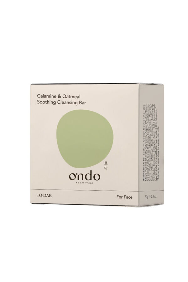 Ondo beauty 36.5 Limpiador facial jab&oacute;n s&oacute;lido con avena Blanco