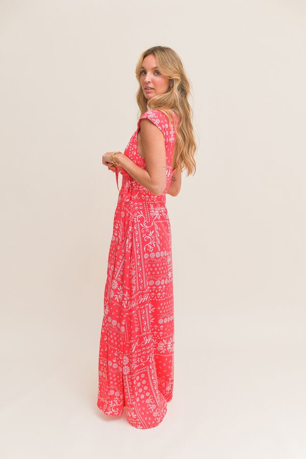 Jaase Vestido largo Remy Coral