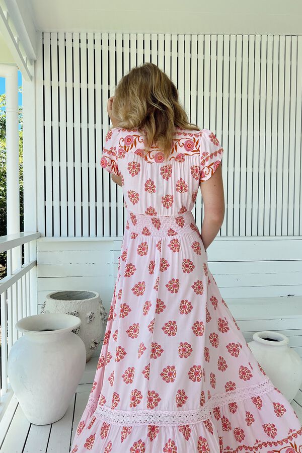 Jaase Vestido largo Romi Rosa
