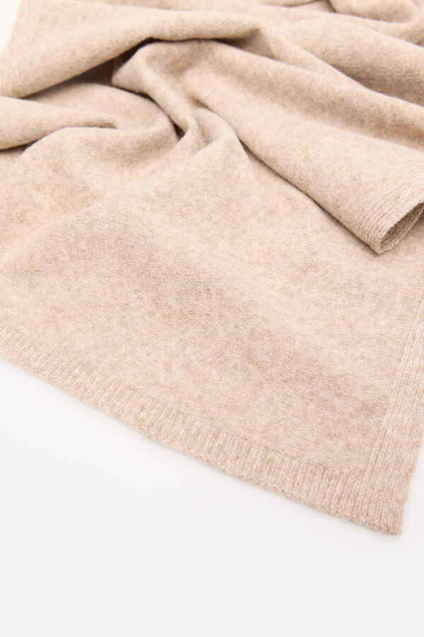 Cortefiel Bufanda de punto Camel