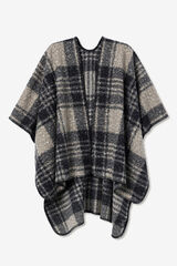 Vilanova Capa texturizada a cuadros Multicolor