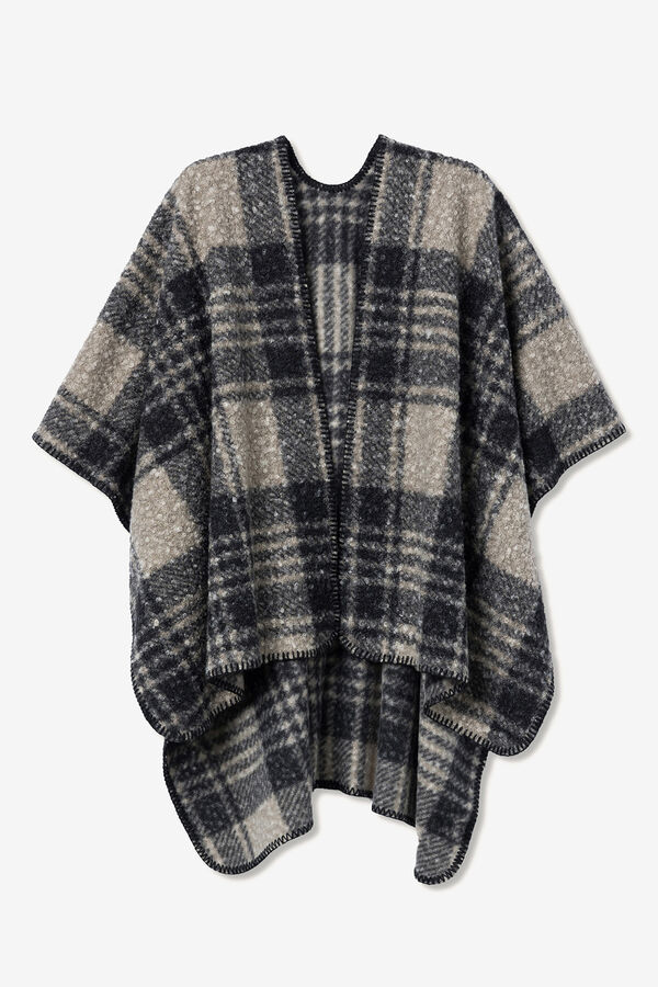 Vilanova Capa texturizada a cuadros Multicolor