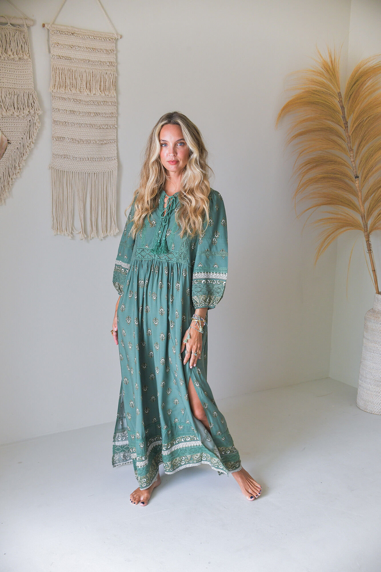 Jaase Vestido comprido Meadow