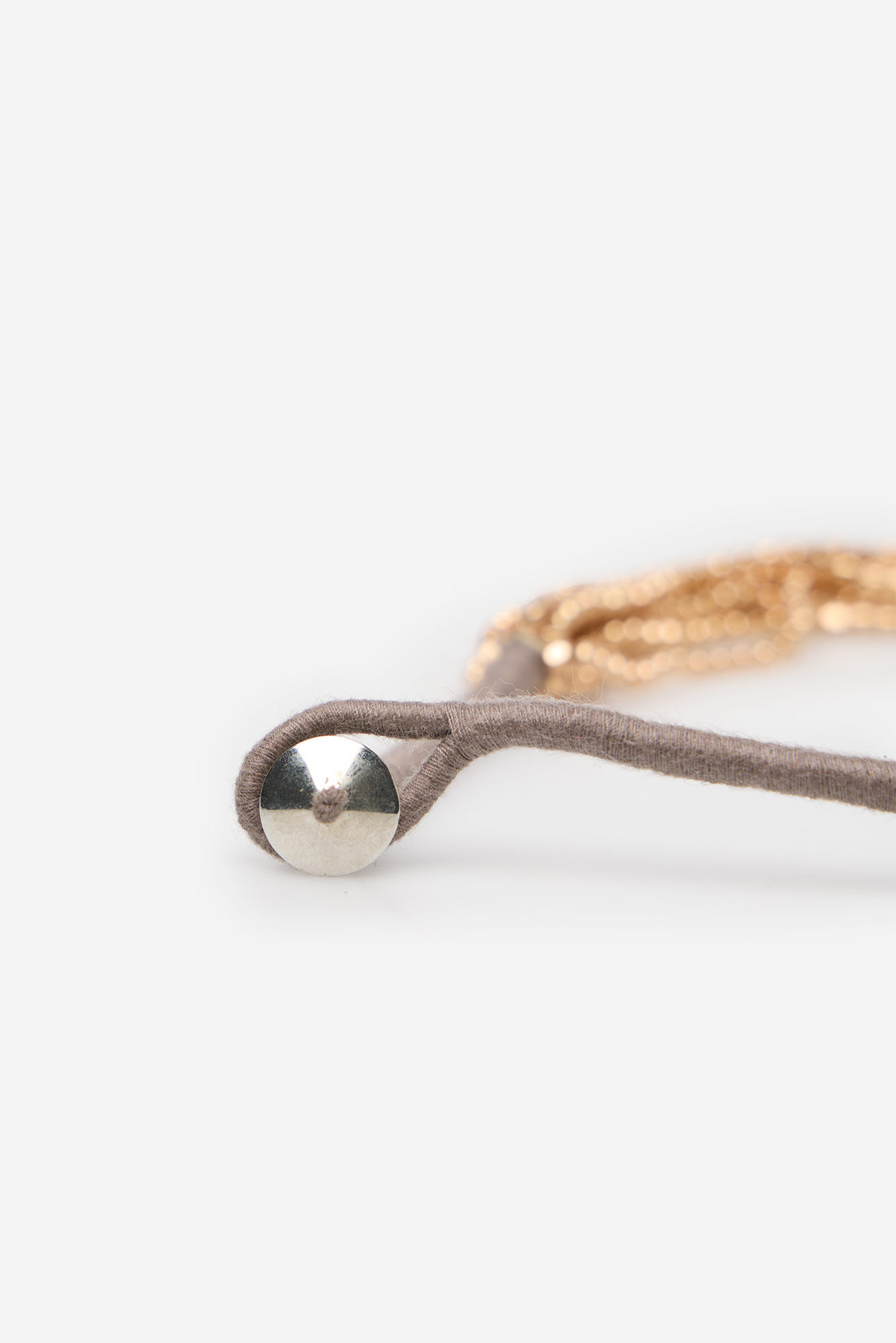 Cortefiel Collar abalorios tricolor