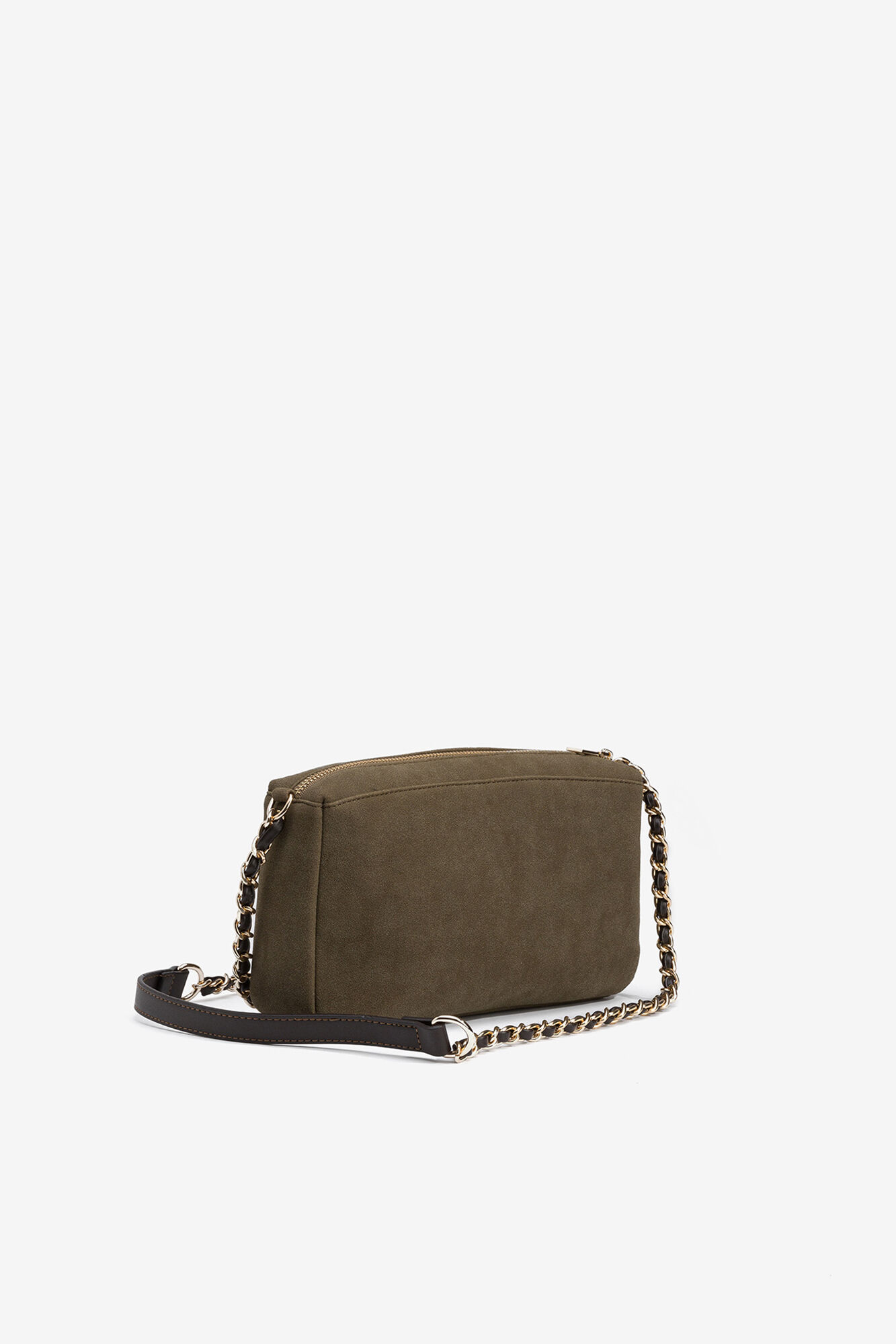 Vilanova Mala de ombro com efeito camur&ccedil;a