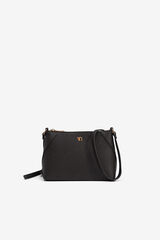 Vilanova Bolso Bandolera Efecto Piel Black