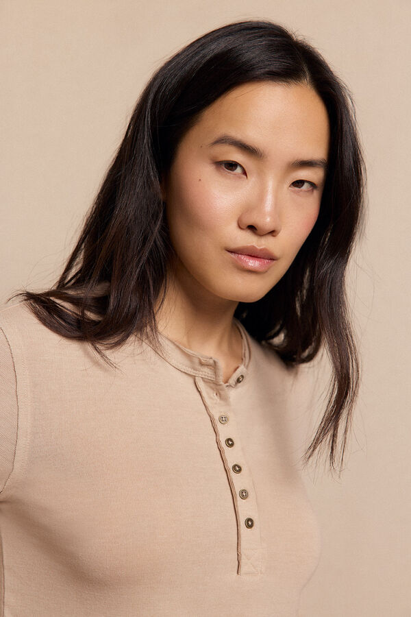 Slowlove Top panadero Marfil