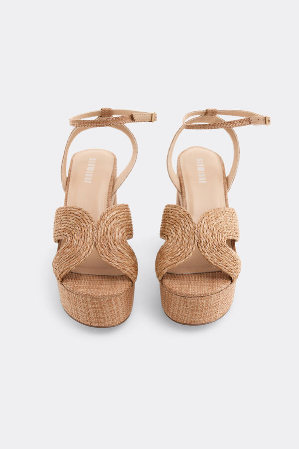 Slowlove Sandalia plataforma yute Arena