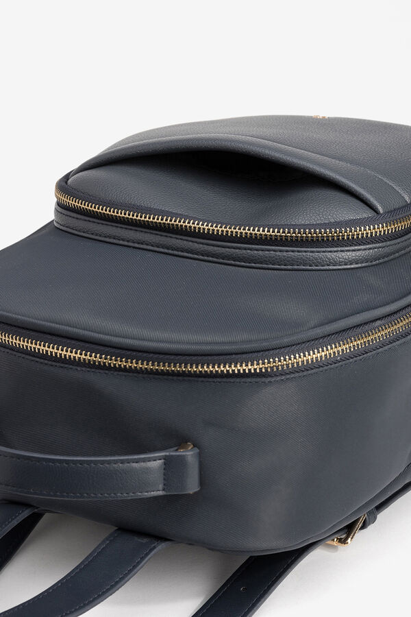 Vilanova Mochila Efecto Piel Gris