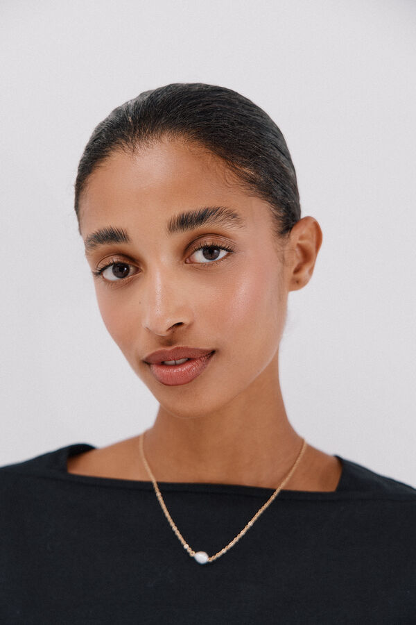 Cortefiel Camiseta b&aacute;sica barco Black