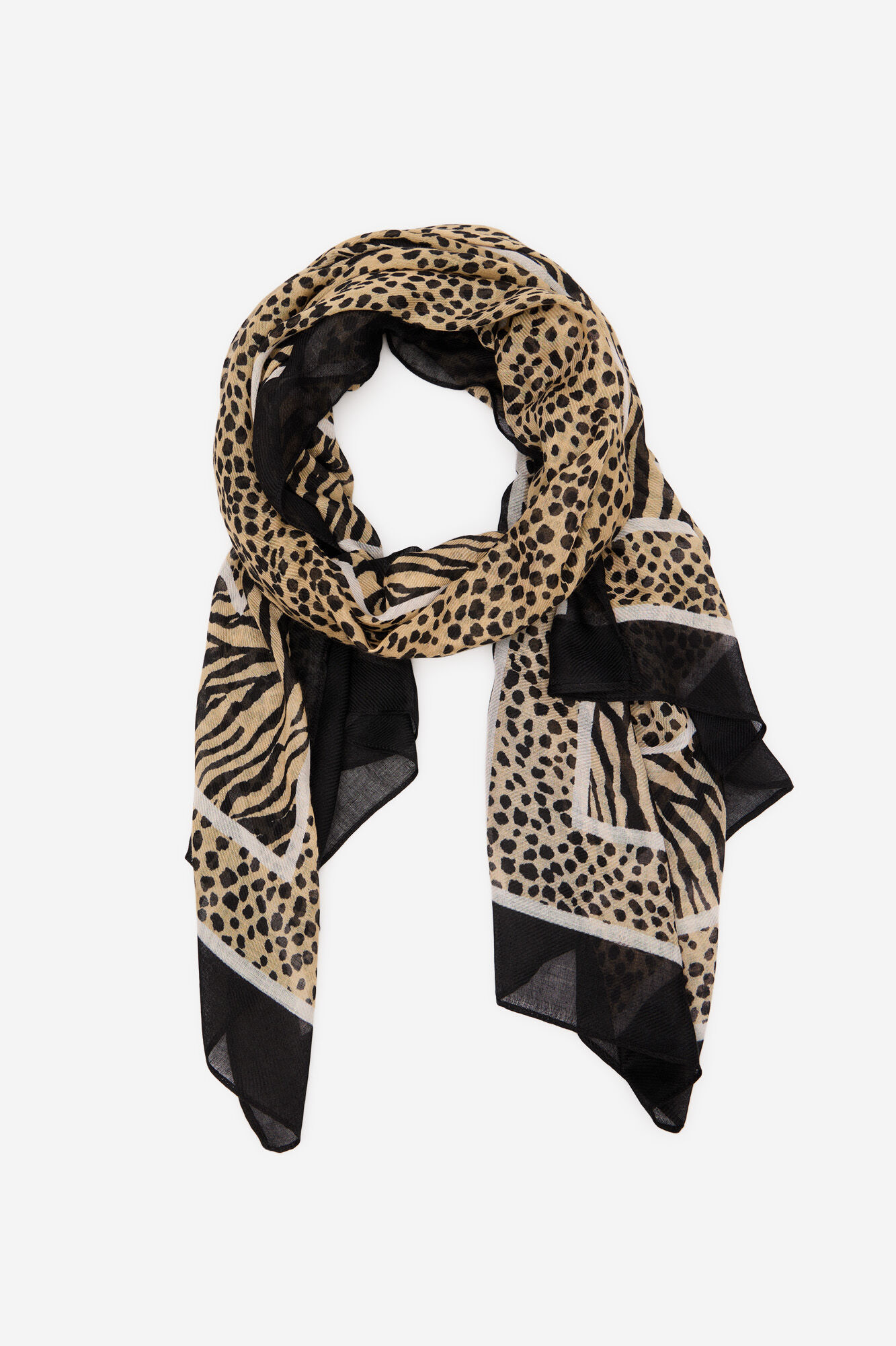 Cortefiel Fular animal print