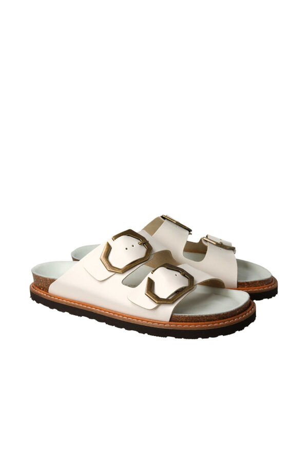 Genuins Leather sandal  White