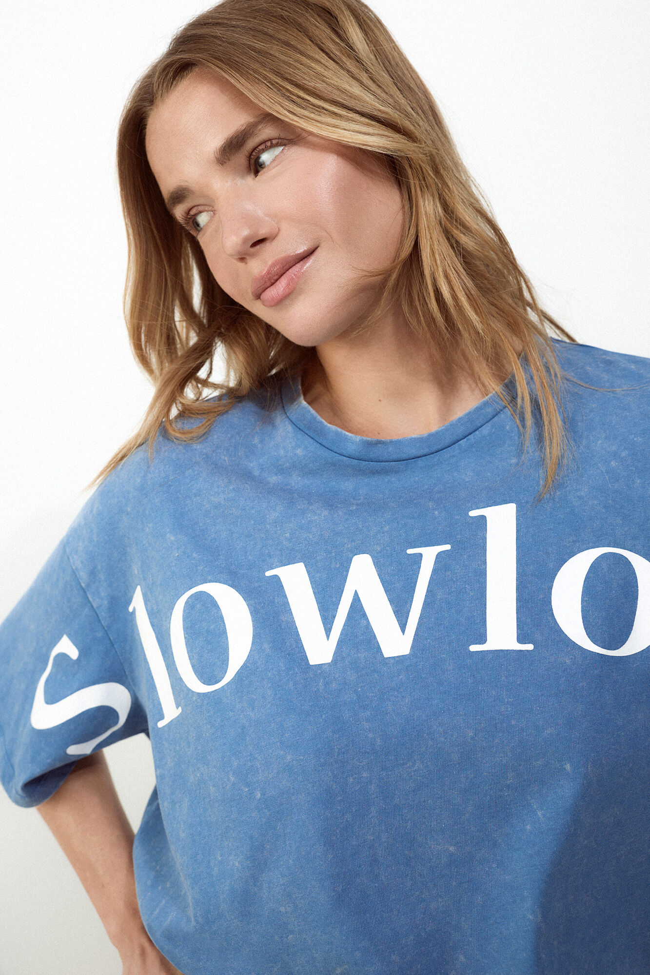 Slowlove Camiseta crop Slowlove