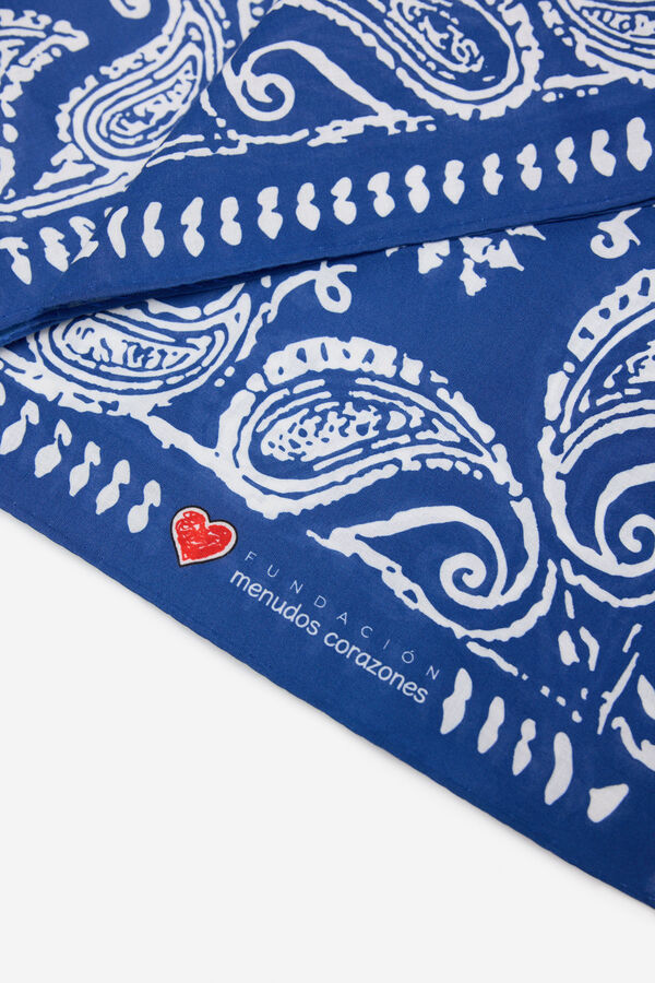 Cortefiel Little hearts bandana Navy