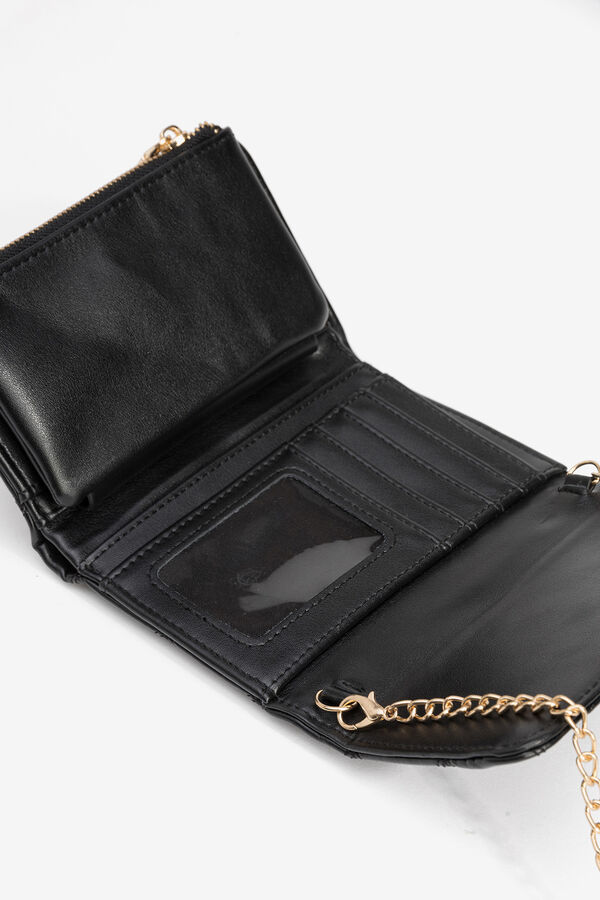 Vilanova Bolso de Hombro con Cadena Negro