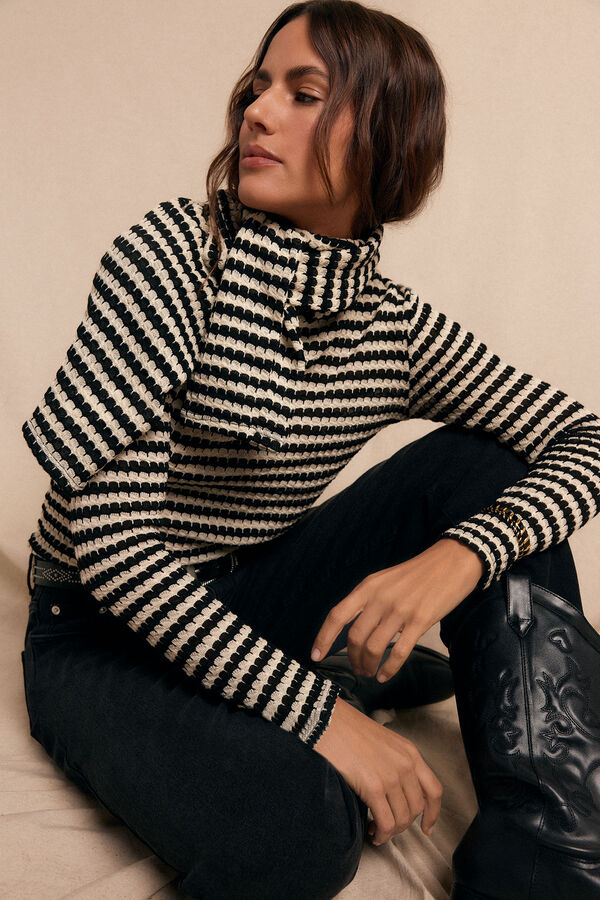 Slowlove Top básico estructura Multicolor