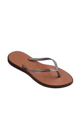 Havaianas Sandalia Slim Point Marr&oacute;n oscuro