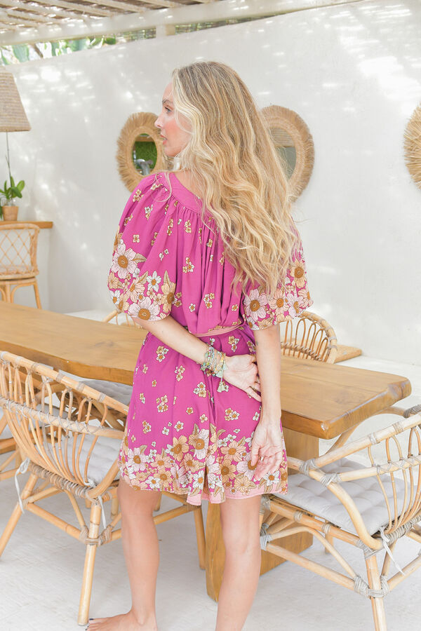 Jaase Vestido corto fluido Rosa