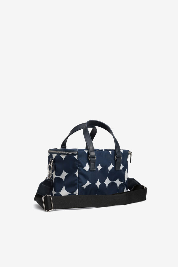 Vilanova Lonchera de Nylon Estampado Azul marino