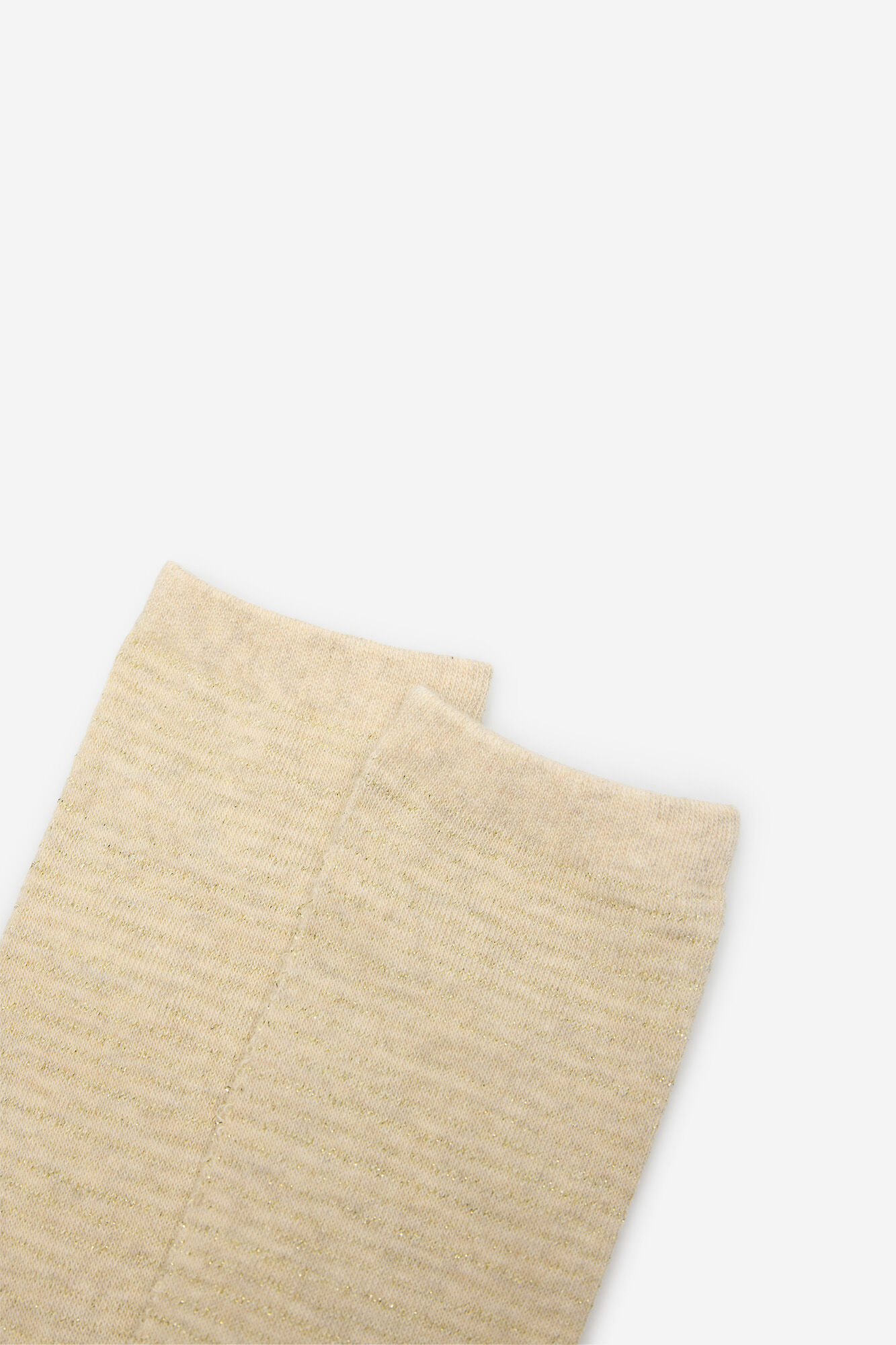 Cortefiel Meias compridas riscas em lurex