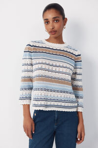 Cortefiel Jersey rayas multicolor
