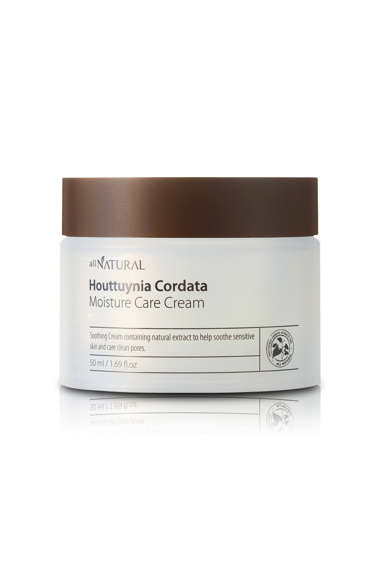All natural Crema hidratante houttuynia cordata
