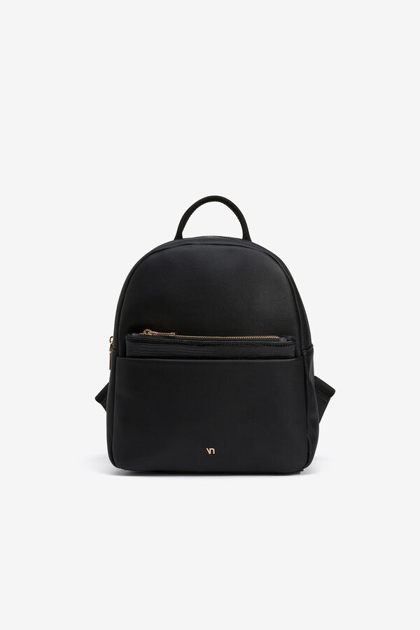 Vilanova Mochila Con Bolsillo Removible Negro
