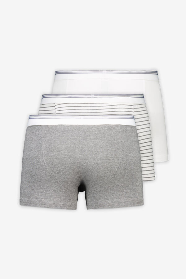 Cortefiel Pack 3 boxer punto Gris