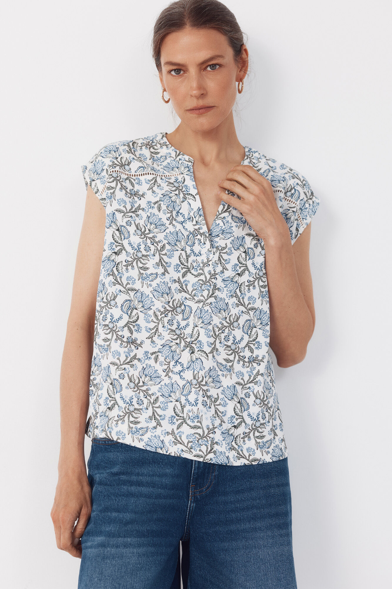 Cortefiel Blusa entred&oacute;s