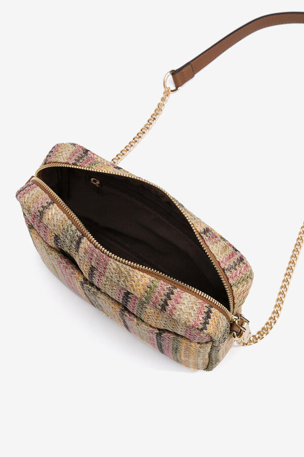 Vilanova Bandolera efecto trenzado Beige