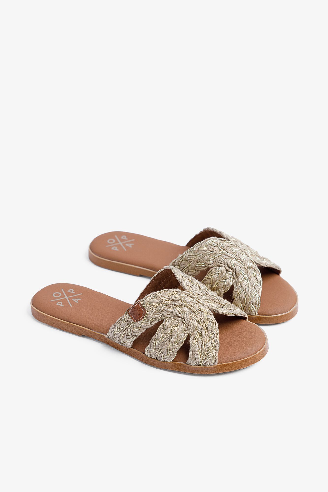 Popa Sandalia plana se&ntilde;ora Tufia India
