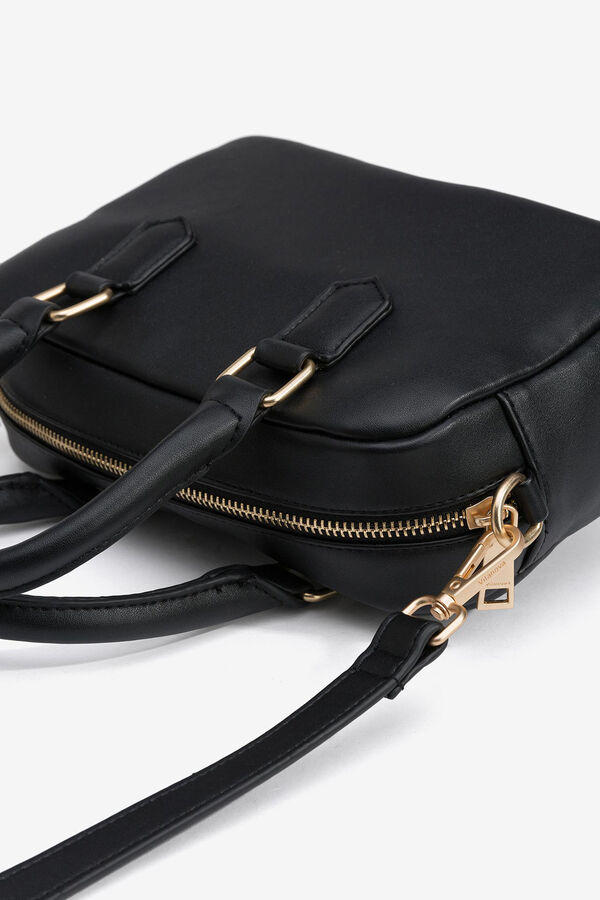 Vilanova Bolso de mano efecto cuero Negro