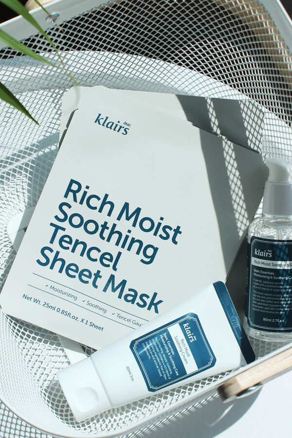 Klairs Mascarilla Calmante de Tencel Hidratante Blanco