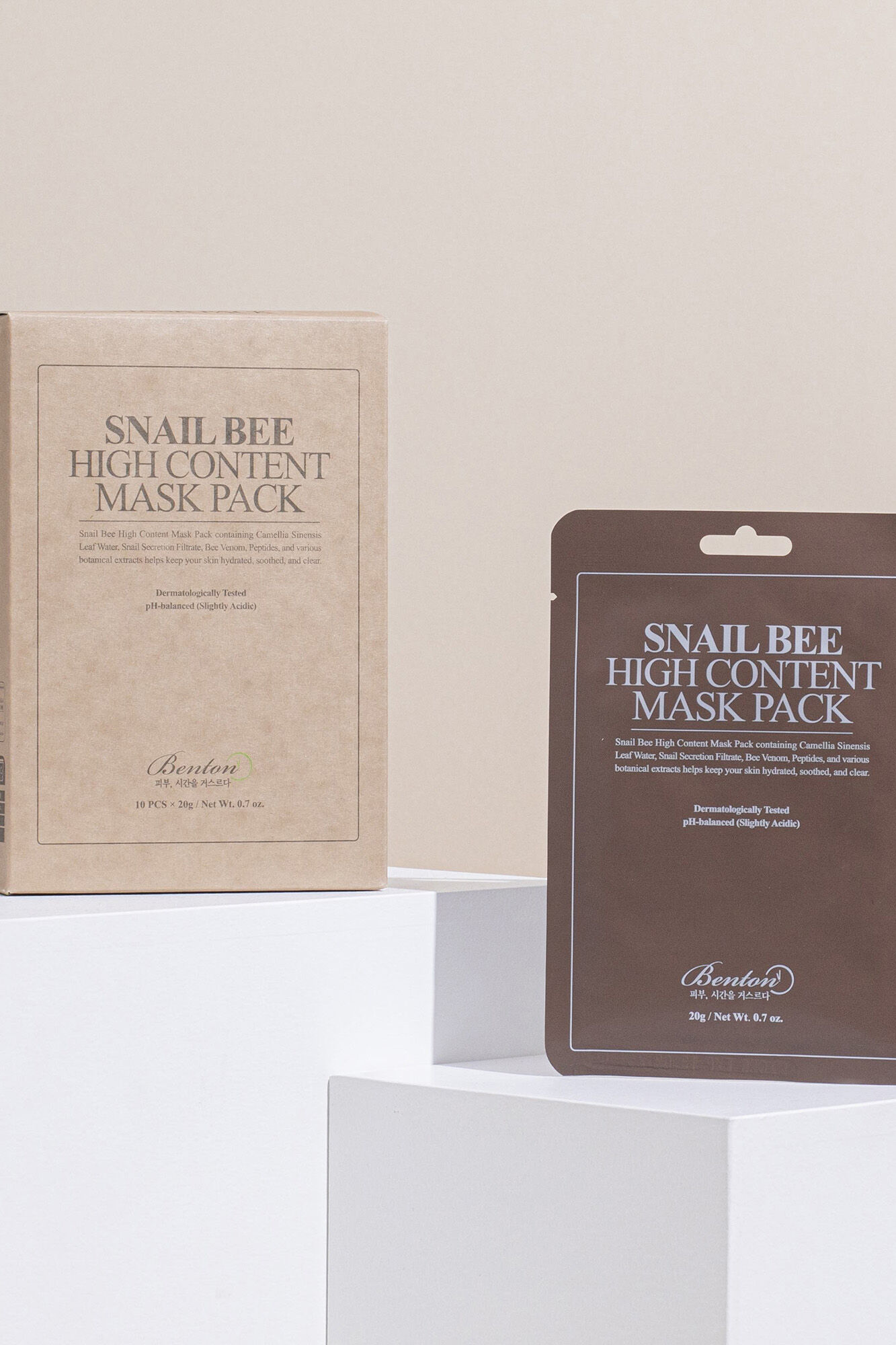 Benton Mascarilla Snail Bee High Content