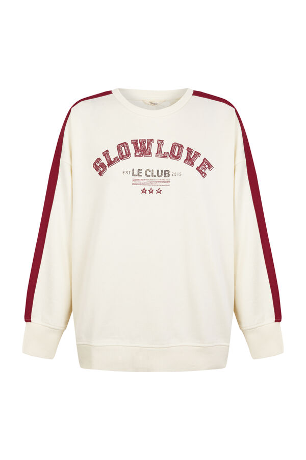 Slowlove Sudadera slowlove oversize White
