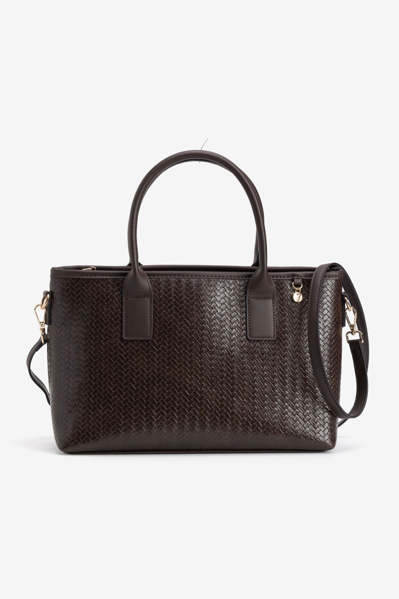 Vilanova Mala tote bag com textura entran&ccedil;ada