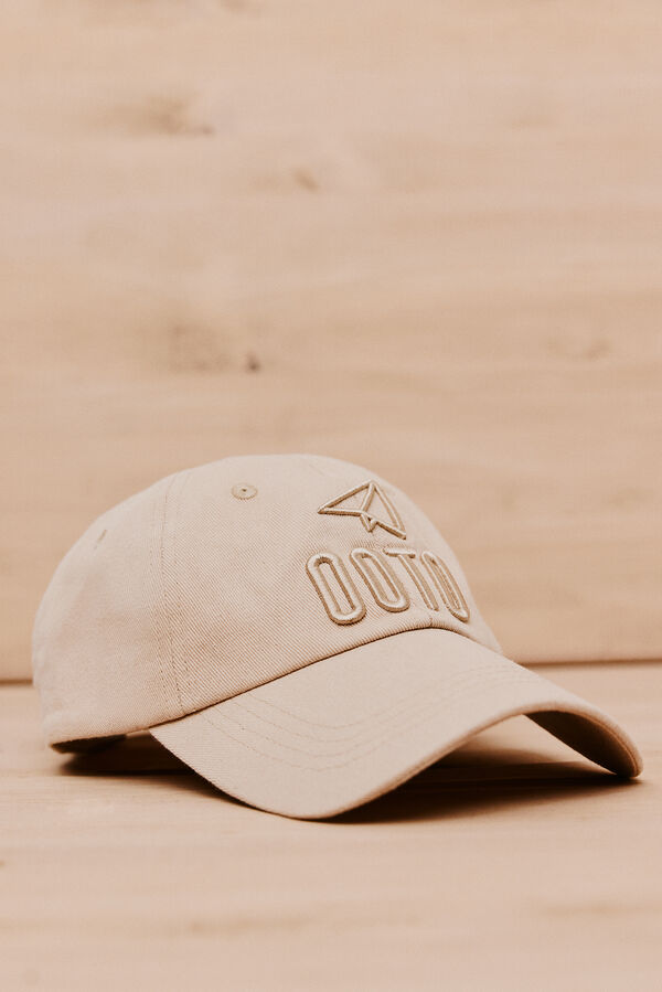 OOTO Bon&eacute; de viseira t&ecirc;xtil Castanho