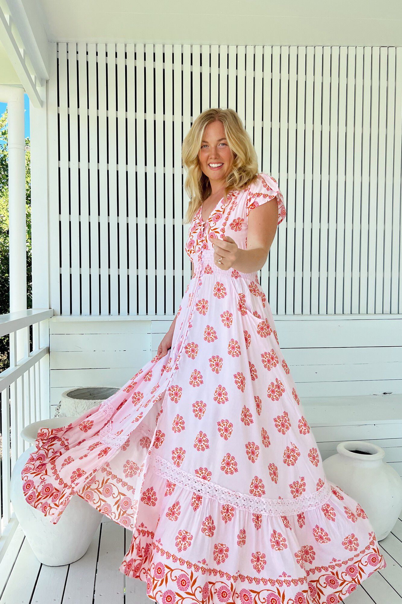 Jaase Vestido comprido Romi