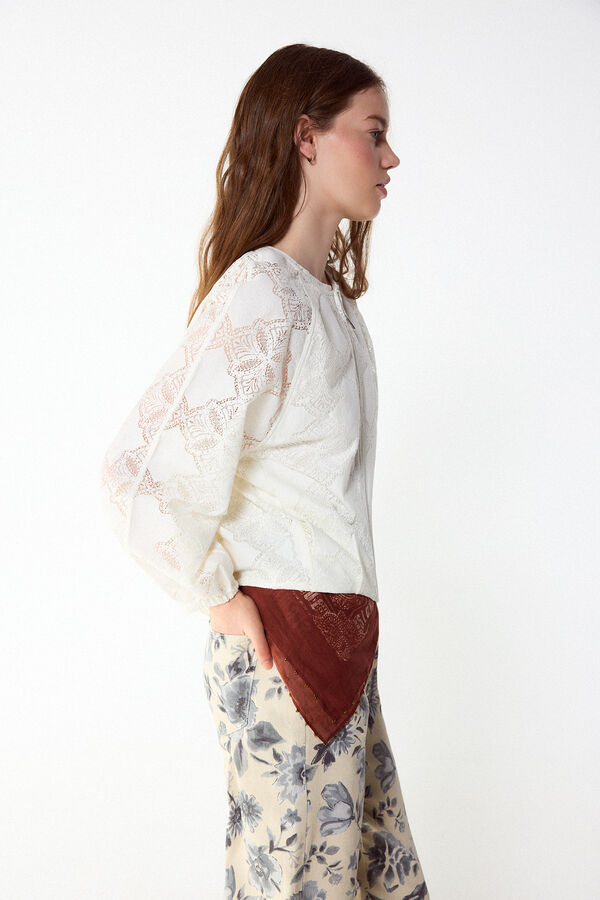 Slowlove Bomber de lace Ecru