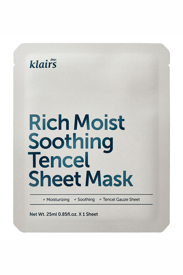 Klairs Mascarilla Calmante de Tencel Hidratante Blanco