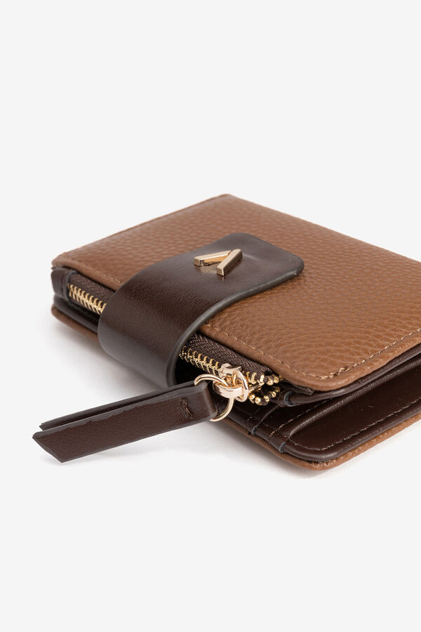 Vilanova Monedero Bicolor Peque&ntilde;o Camel