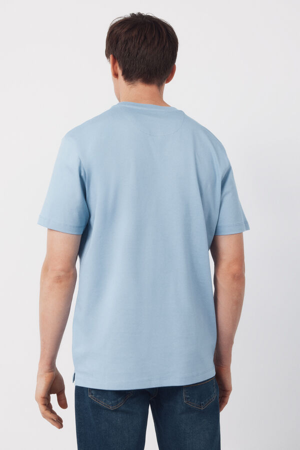 Cortefiel Camiseta b&aacute;sica Azul